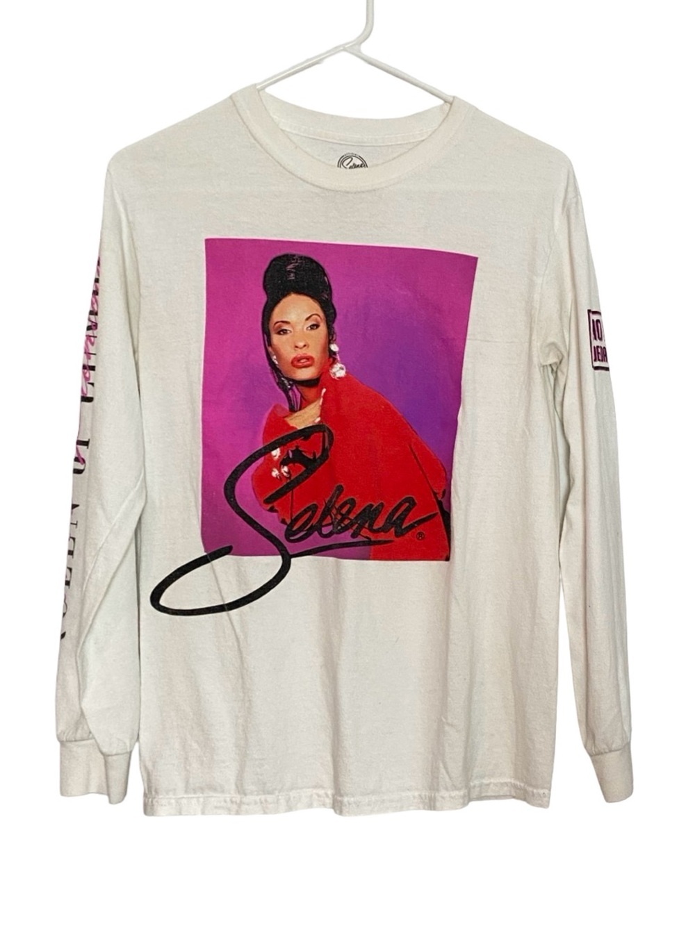 Selena Band Tee Tshirt Womens Size Small Chest 17 x Length 25 Retro Long Sleeve